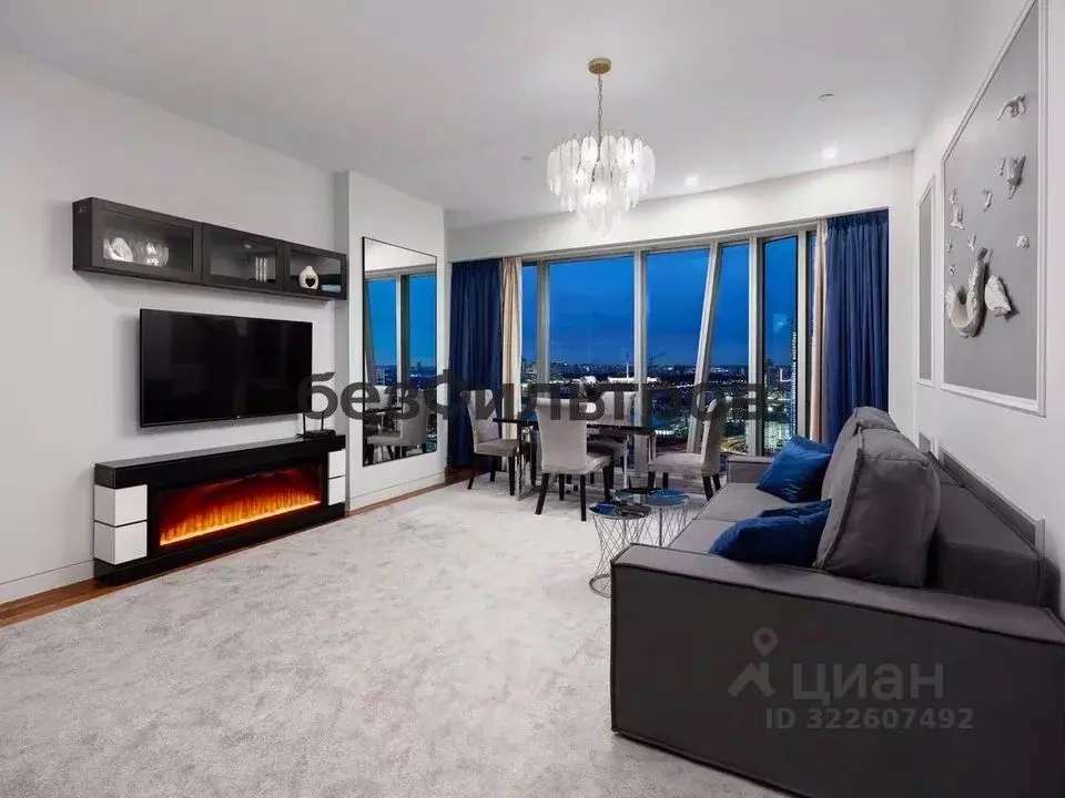 2-к кв. Москва 1-й Красногвардейский проезд, 21с1 (92.0 м) - Фото 1