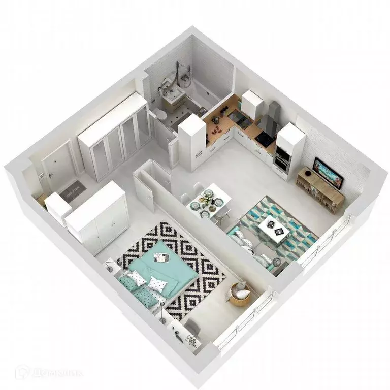 Продаётся 1-к квартира, 48.3 м - Фото 1