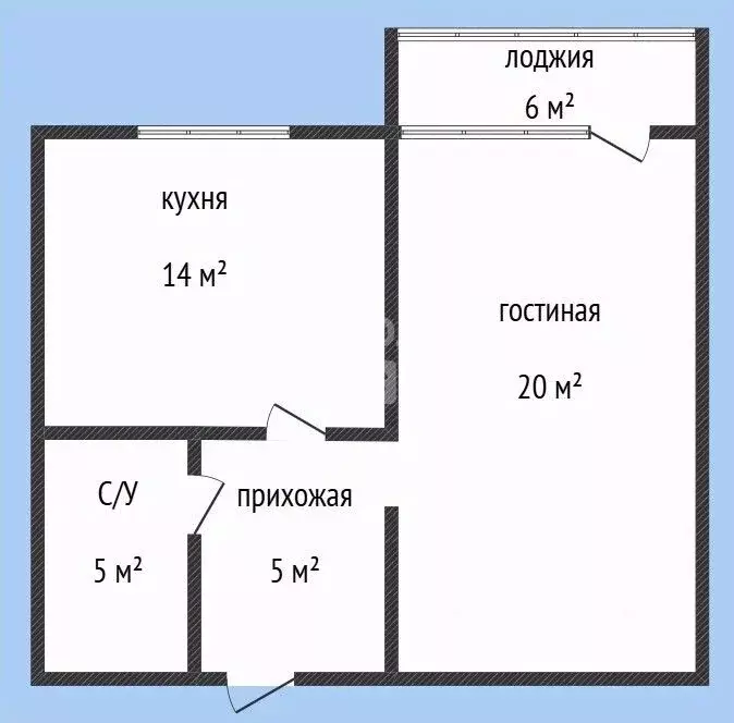 1-к кв. Дагестан, Махачкала Газопроводная ул., 8к8 (49.0 м) - Фото 2