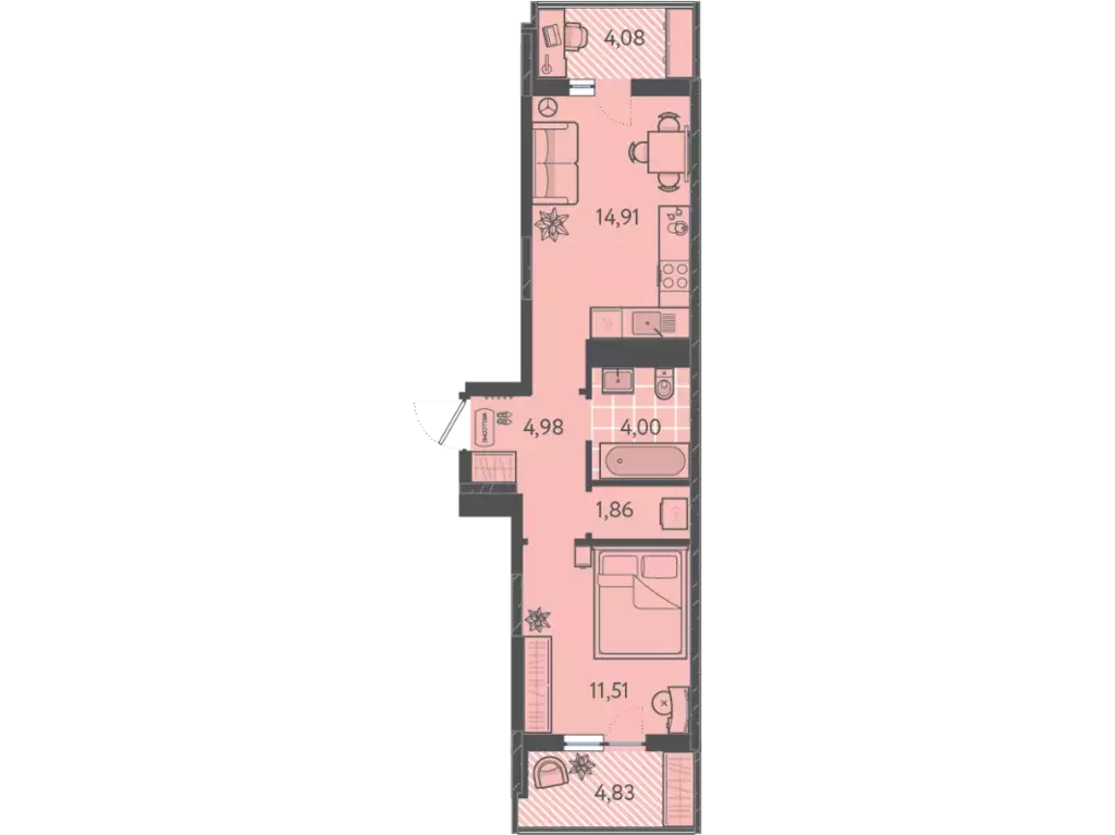 Продаётся 1-к квартира, 37.4 м - Фото 0