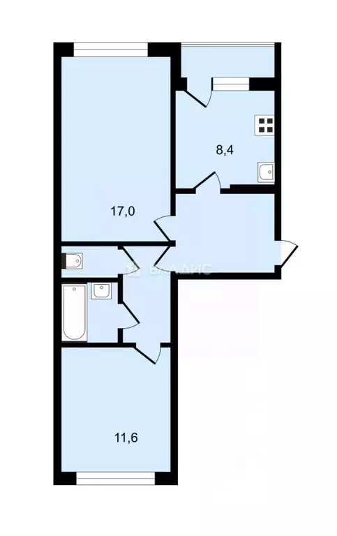 2-к кв. Владимирская область, Владимир Лесной мкр, ул. Лесная, 5 (52.8 ... - Фото 2
