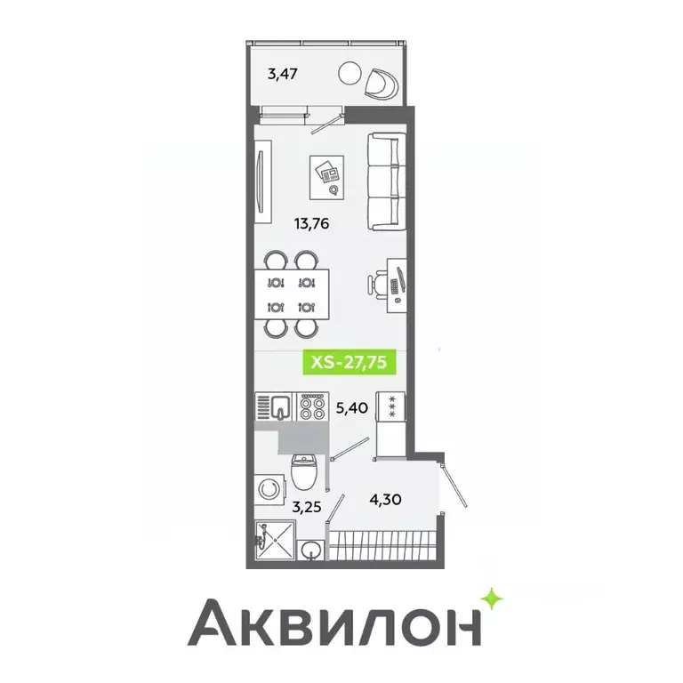 Студия Ленинградская область, Всеволожский район, Заневское городское ... - Фото 0