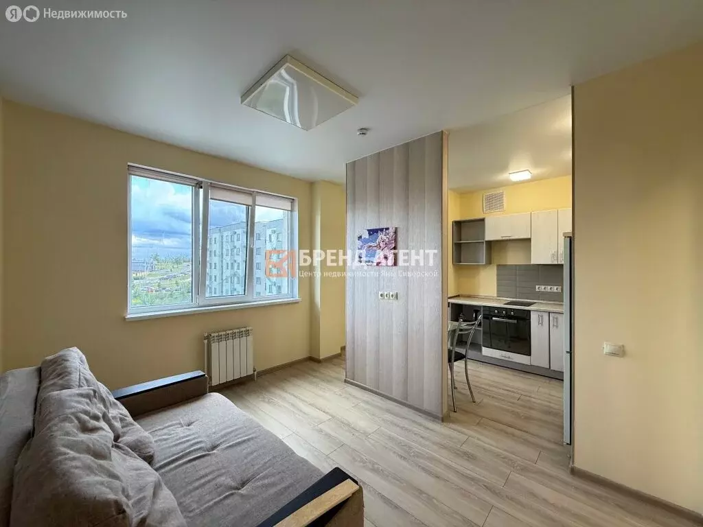 Квартира-студия: Белгород, Каштановая улица, 10 (28 м) - Фото 1