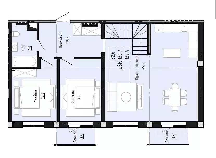 5-к кв. Дагестан, Дербент  (137.4 м) - Фото 1