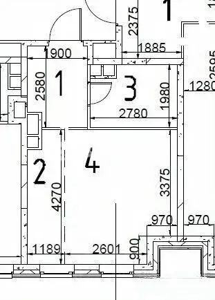 Студия Москва ул. Нижние Мневники, 7 (29.2 м) - Фото 2