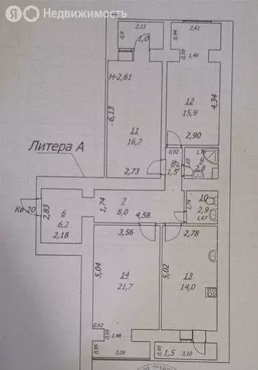 3-комнатная квартира: Самара, улица Пушкина, 227 (89.7 м) - Фото 1