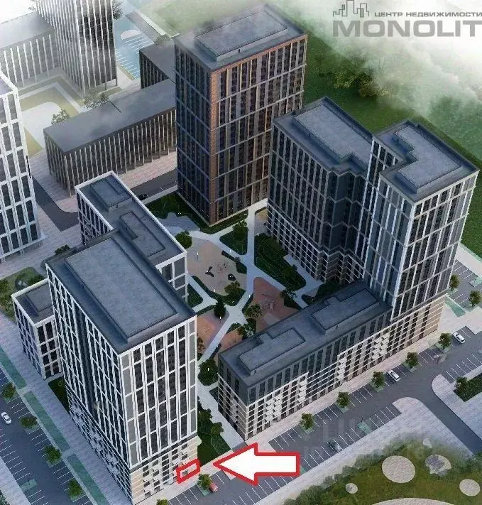 Торговая площадь в Свердловская область, Екатеринбург ул. Монтерская, ... - Фото 1