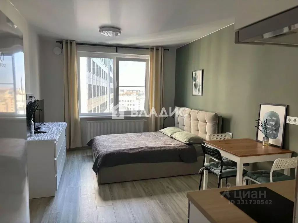 Студия Санкт-Петербург ул. Салова, 61 (24.5 м) - Фото 1