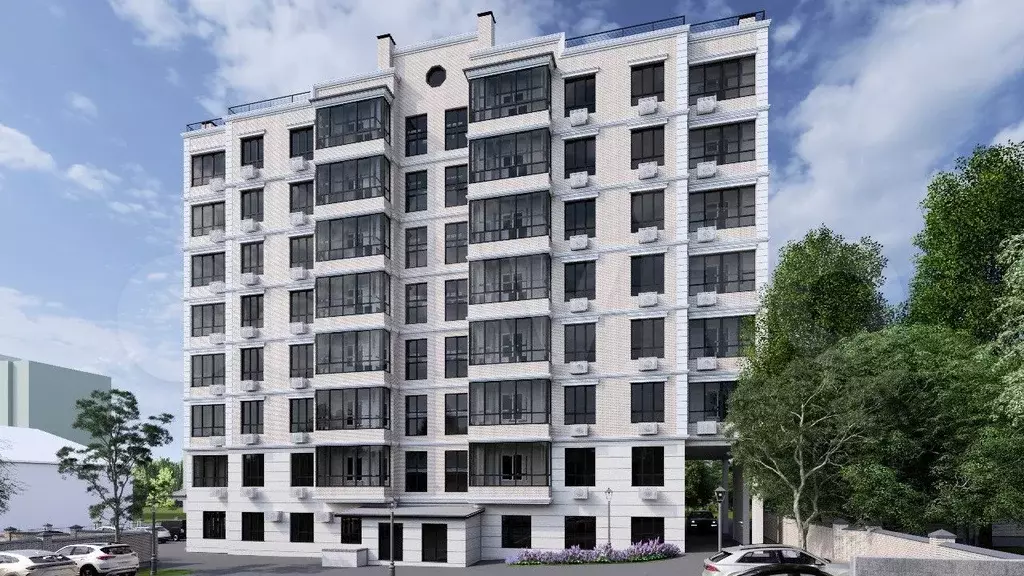 1-к. квартира, 47,8 м, 3/8 эт. - Фото 0