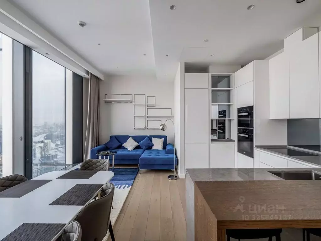 2-к кв. Москва 1-й Красногвардейский проезд, 22с1 (85.3 м) - Фото 1