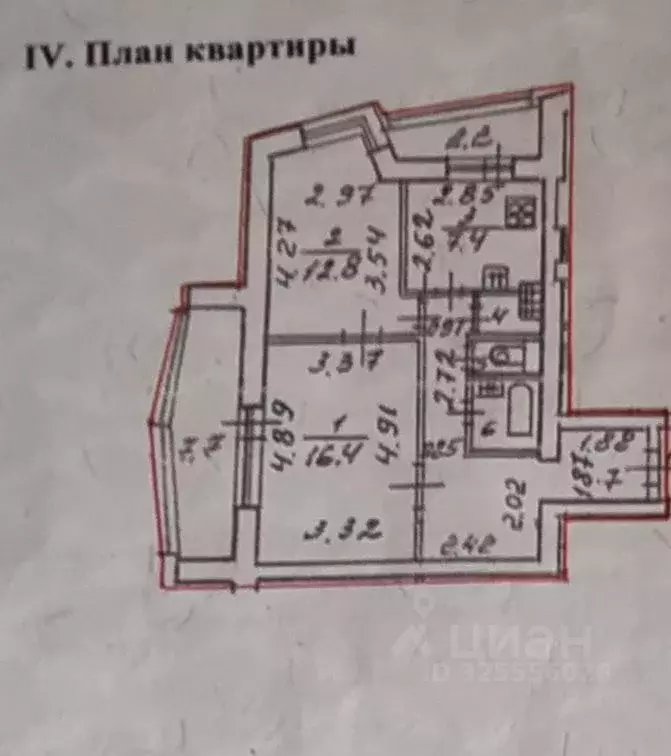 2-к кв. Санкт-Петербург Будапештская ул., 108К2 (54.6 м) - Фото 2