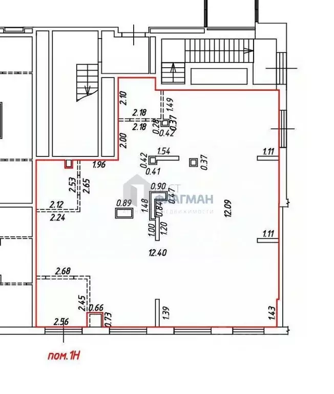 Помещение свободного назначения в Москва ул. Братьев Бромлей, 5к1 (65 ... - Фото 2
