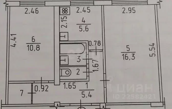 2-к кв. Удмуртия, Ижевск ул. Гагарина, 23А (44.0 м) - Фото 0