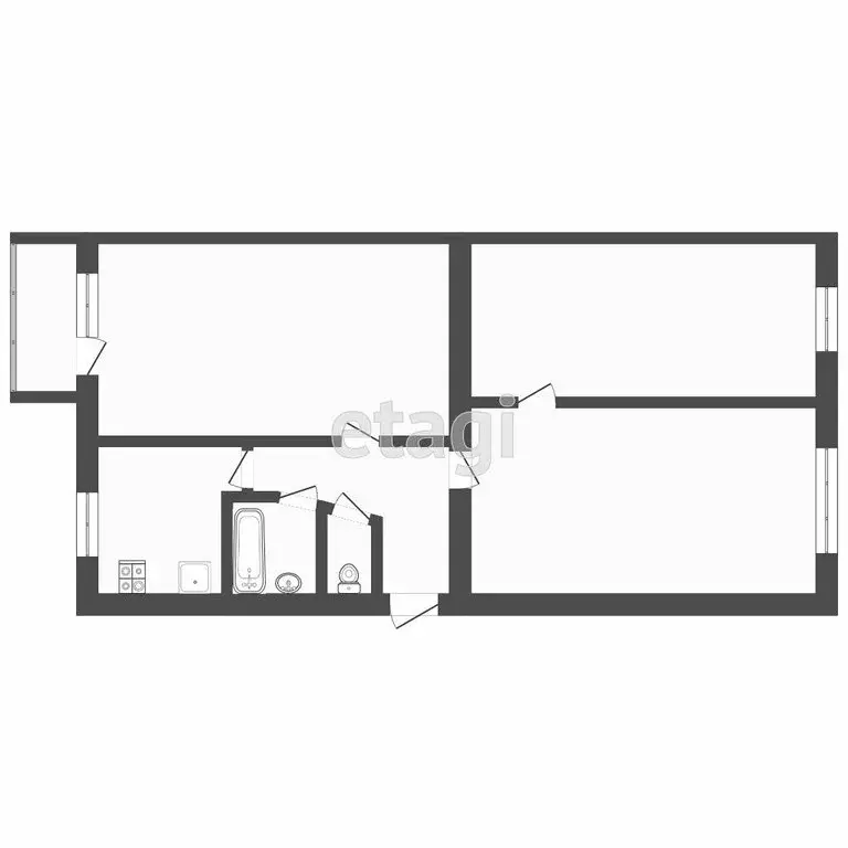 3-комнатная квартира: Саранск, улица Розы Люксембург, 38 (60 м) - Фото 1