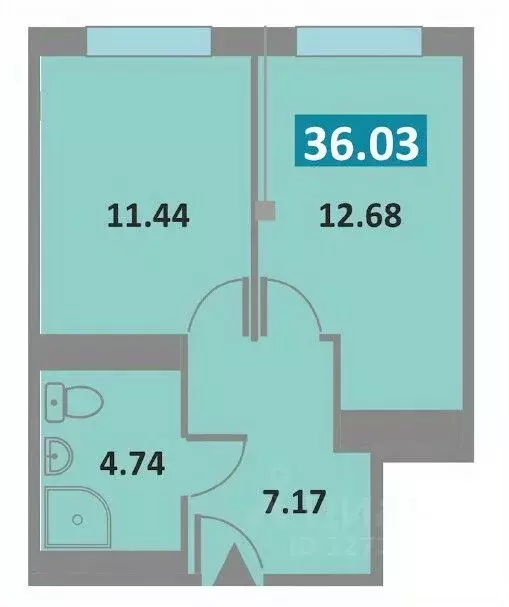 1-к кв. Санкт-Петербург Варфоломеевская ул., 6 (36.0 м) - Фото 1