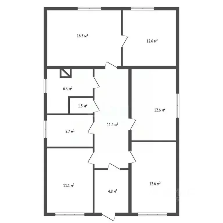 Дом в Воронежская область, с. Новая Усмань ул. Виноградная, 51 (102 м) - Фото 2