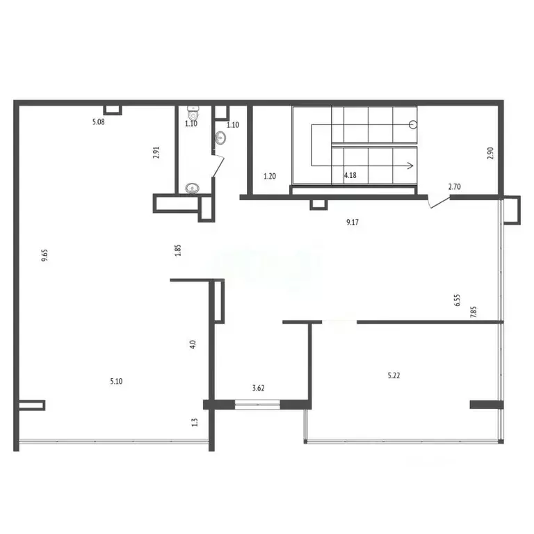 Офис в Тюменская область, Тюмень проезд Тихий, 2 (178 м) - Фото 2