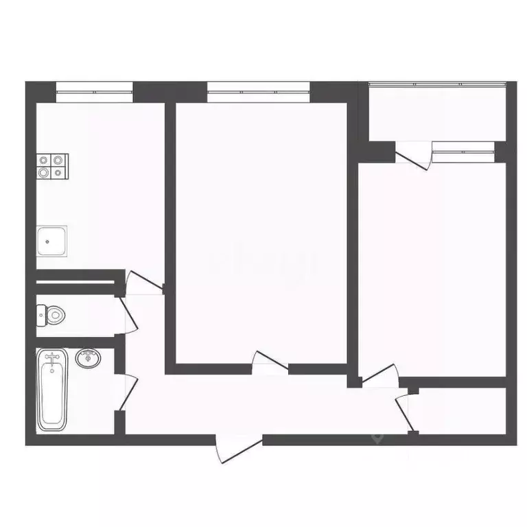 Комната Татарстан, Набережные Челны 27-й комплекс, бул. Юных Ленинцев, ... - Фото 2