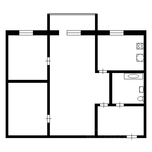 2-к кв. Тюменская область, Тюмень Харьковская ул., 54 (44.0 м) - Фото 1