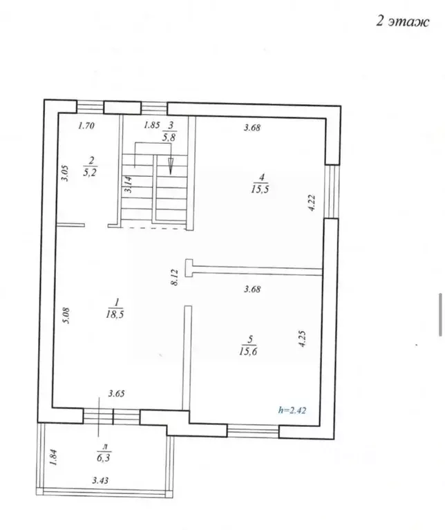 Дом в Сахалинская область, Южно-Сахалинск ул. Лермонтова, 29А (124 м) - Фото 2