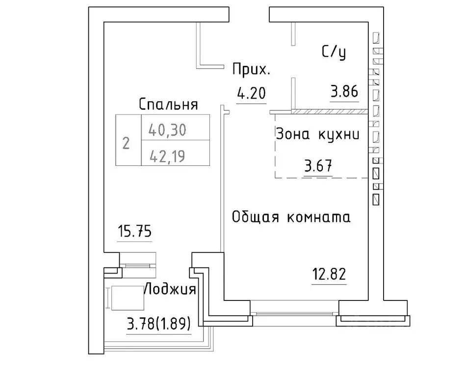 2-к кв. Новосибирская область, Новосибирский район, Мичуринский ... - Фото 0