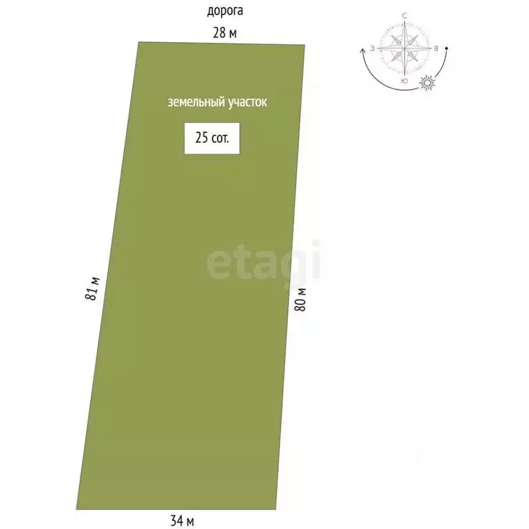 Участок в Орловская область, Урицкий район, Луначарское с/пос, д. ... - Фото 2