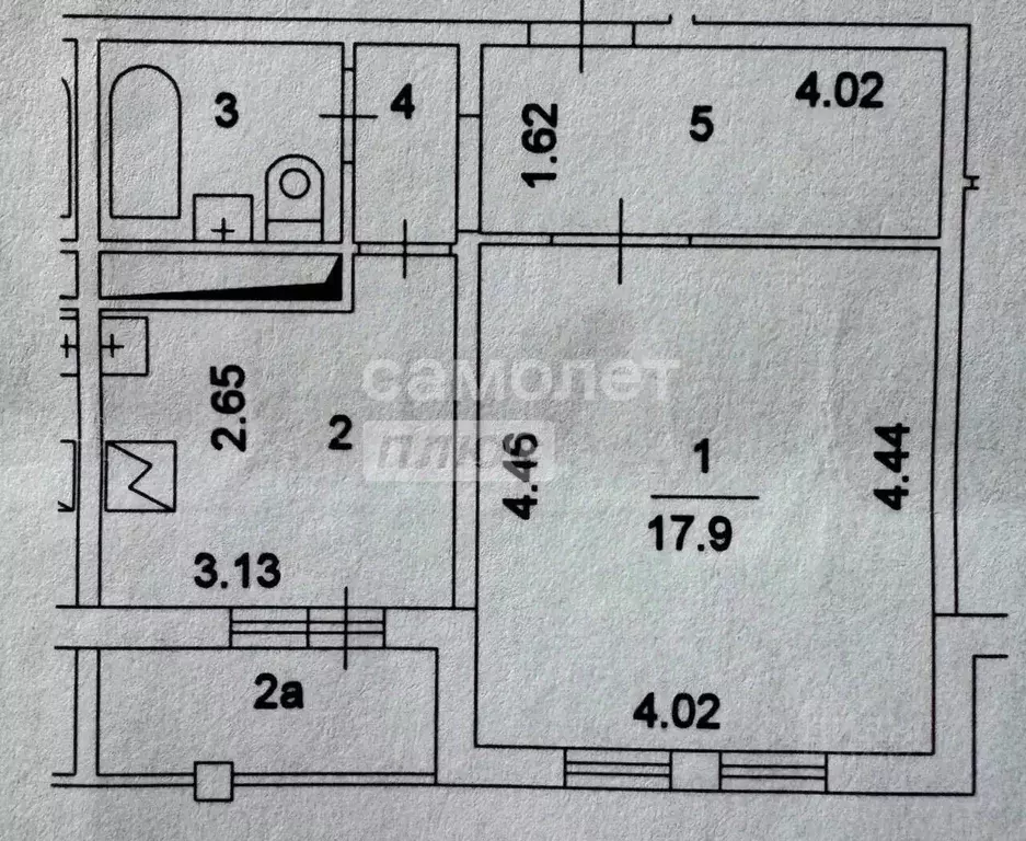 1-к кв. Москва 3-я Богатырская ул., 3 (38.4 м) - Фото 2