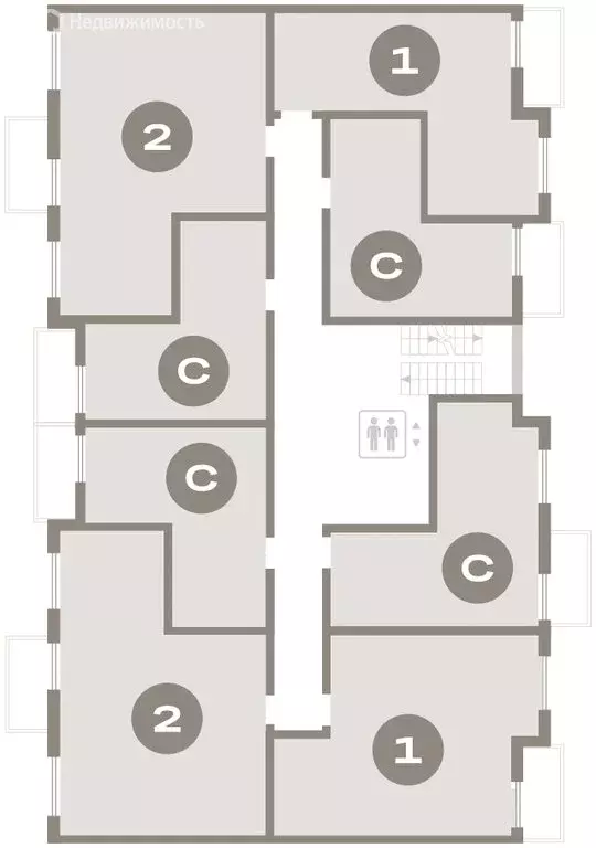 1-комнатная квартира: городской посёлок Новоселье, ЖК Брусника (49.95 ... - Фото 2