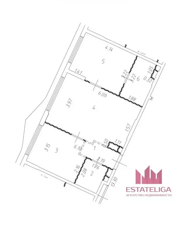 2-комнатная квартира: Москва, улица Крузенштерна, 3к1 (60.3 м) - Фото 1