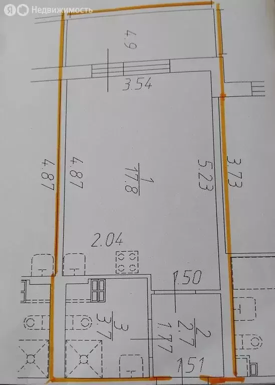 Квартира-студия: Санкт-Петербург, улица Струве, 10к2 (24.2 м) - Фото 0