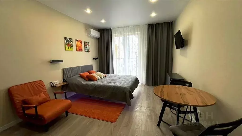 Студия Краснодарский край, Сочи ул. Искры, 88к3 (25.0 м) - Фото 0