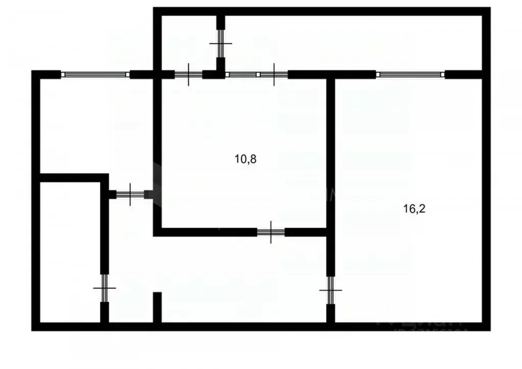 2-к кв. Тюменская область, Тюмень ул. Станционная, 16А (44.5 м) - Фото 1