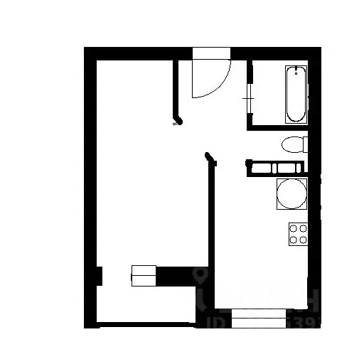 1-к кв. Воронежская область, Воронеж ул. Станкевича, 45 (39.0 м) - Фото 2