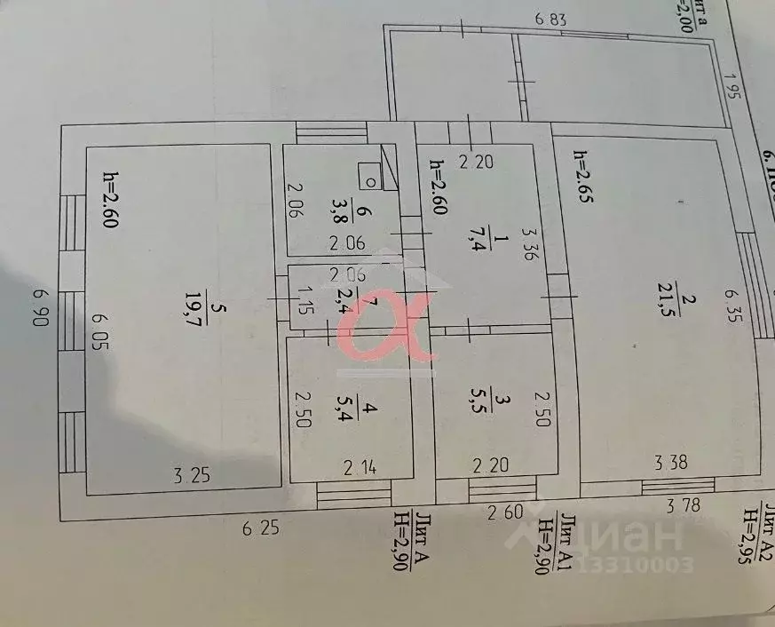 Дом в Кемеровская область, Кемерово ул. 10-я Линия, 11 (73 м) - Фото 1