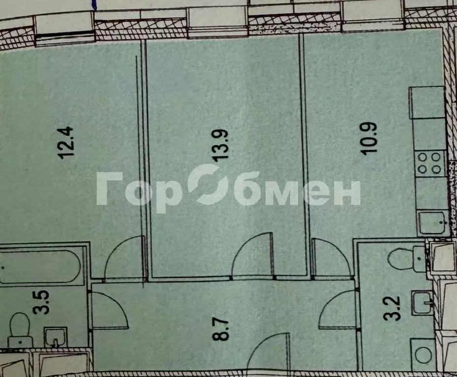 Продается 2-комнатная квартира - Фото 1