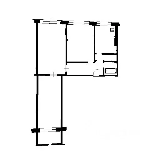 3-к кв. Самарская область, Самара Ташкентская ул., 148 (63.0 м) - Фото 2