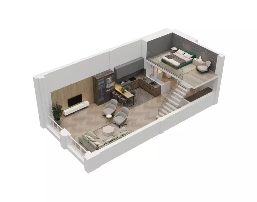 1-к кв. Башкортостан, Уфа ул. Менделеева, 132 (65.6 м) - Фото 2