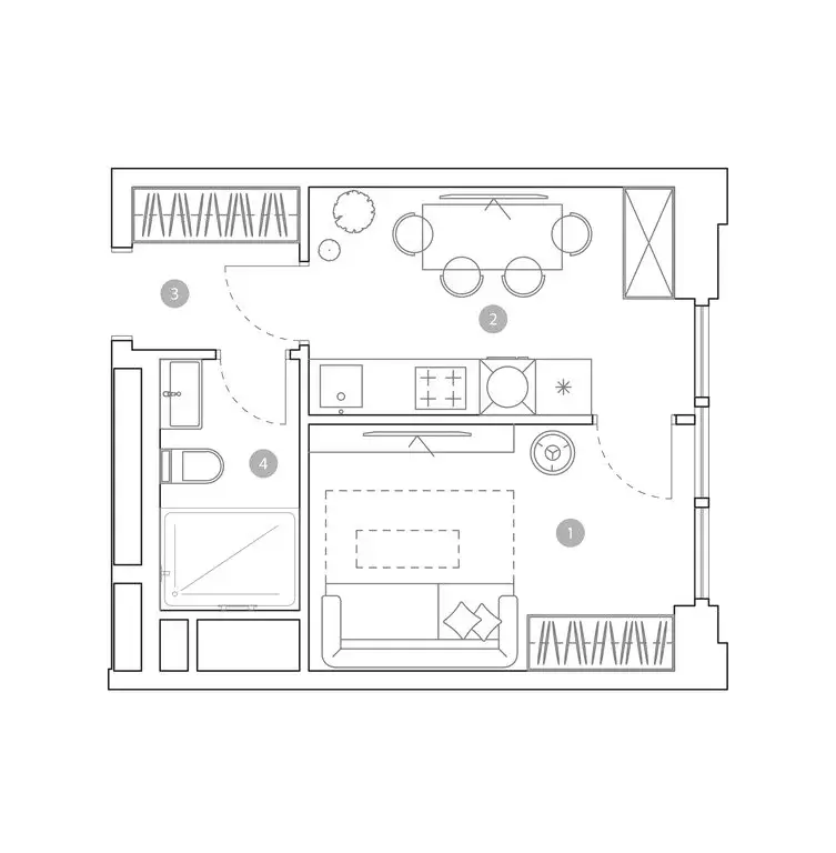 1-комнатная квартира: Москва, улица Миклухо-Маклая, вл23 (28.3 м) - Фото 1