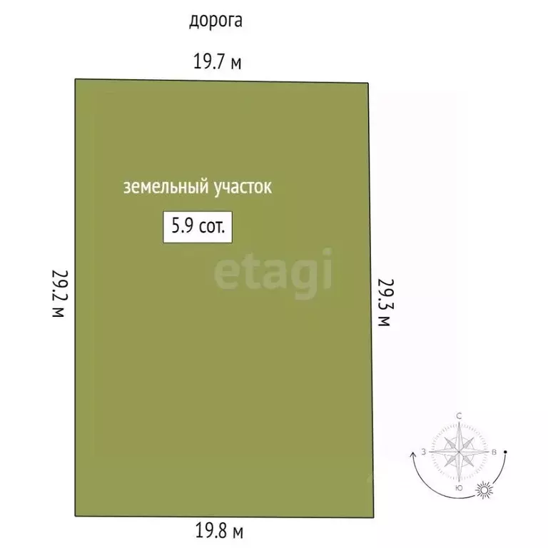 Участок в Ростовская область, Азовский район, Новоалександровское ... - Фото 1