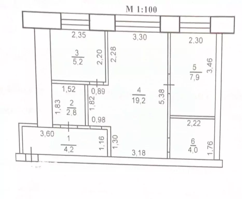 2-к кв. Оренбургская область, Оренбург Станция Заводская ул., 17 (43.4 ... - Фото 1