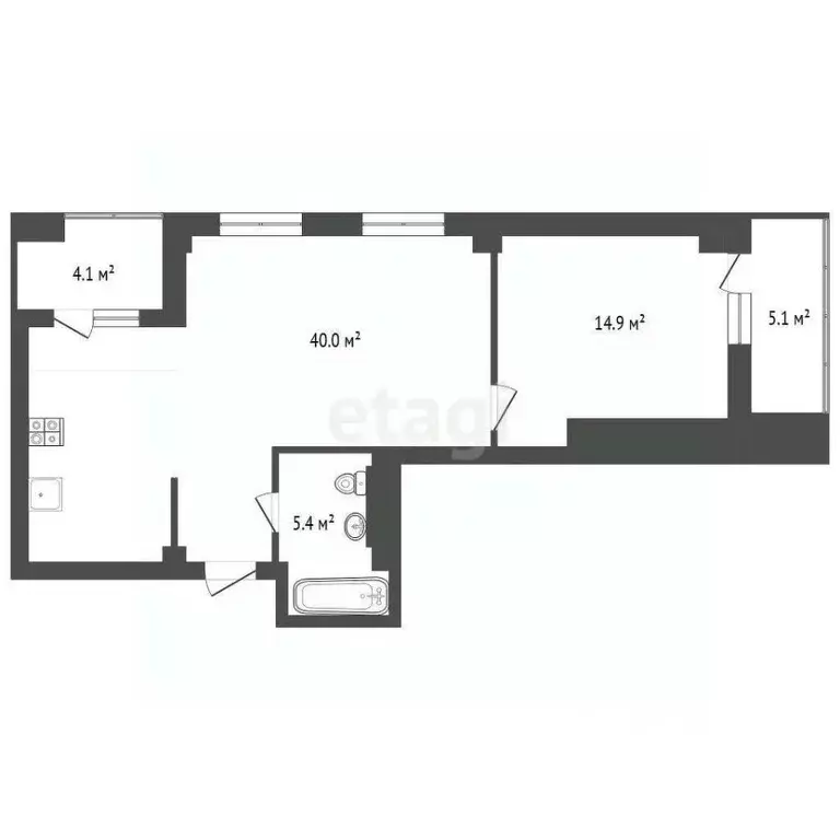2-к кв. Ростовская область, Ростов-на-Дону 2-я Баррикадная ул., 4 ... - Фото 0