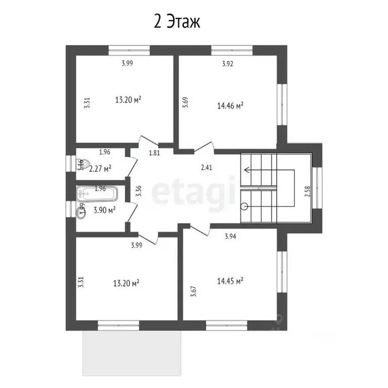 Дом в Ханты-Мансийский АО, Нягань ул. Современников, 8 (172 м) - Фото 1