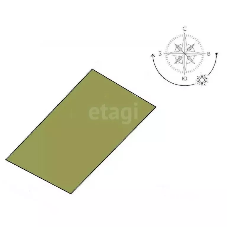 Участок в Крым, Сакский район, с. Уютное  (6.25 сот.) - Фото 1