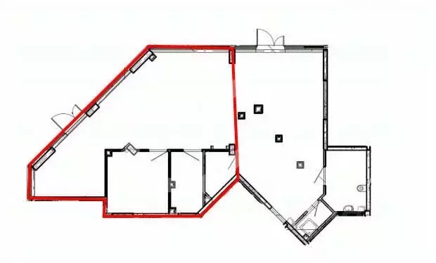 Помещение свободного назначения в Москва наб. Марка Шагала, 11к2 (80 ... - Фото 2