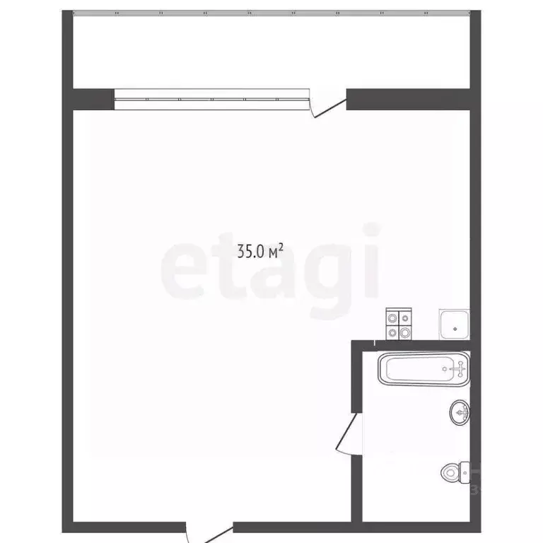 Студия Крым, Ялта муниципальный округ, Гурзуф пгт ул. Ялтинская, ... - Фото 2