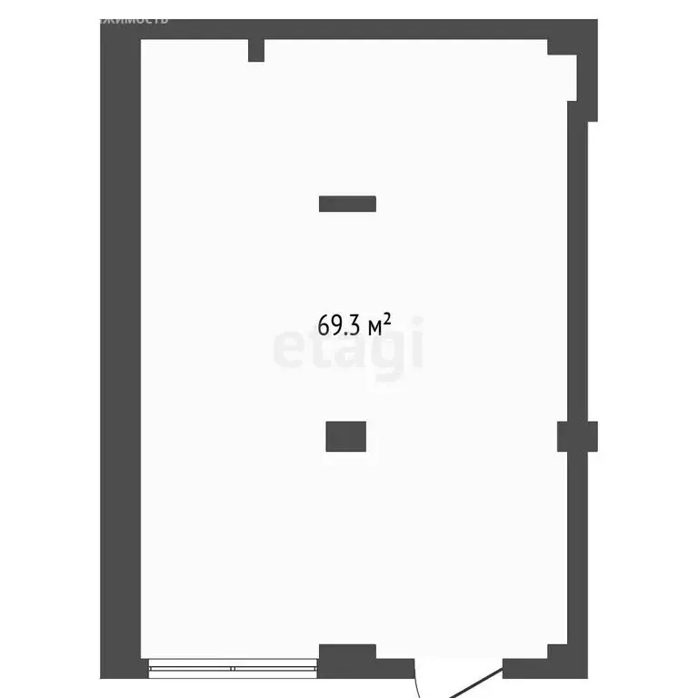 Помещение свободного назначения (69.3 м) - Фото 1