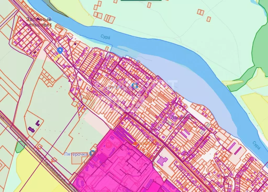 Участок в Пензенская область, Пензенский район, Засечный сельсовет, с. ... - Фото 1