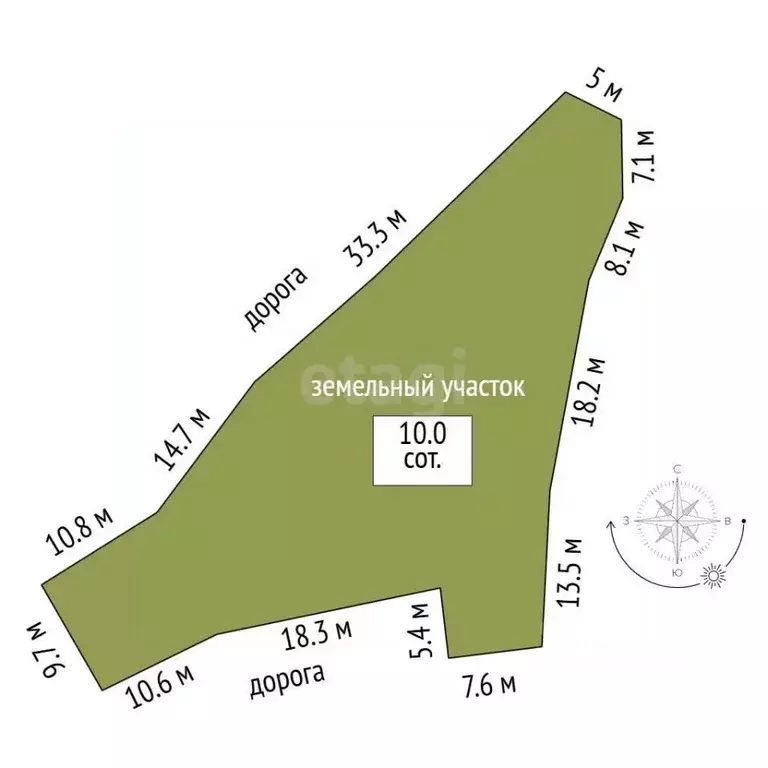 Участок в Крым, Ялта муниципальный округ, Гаспра пгт ул. Горького, 20 ... - Фото 1