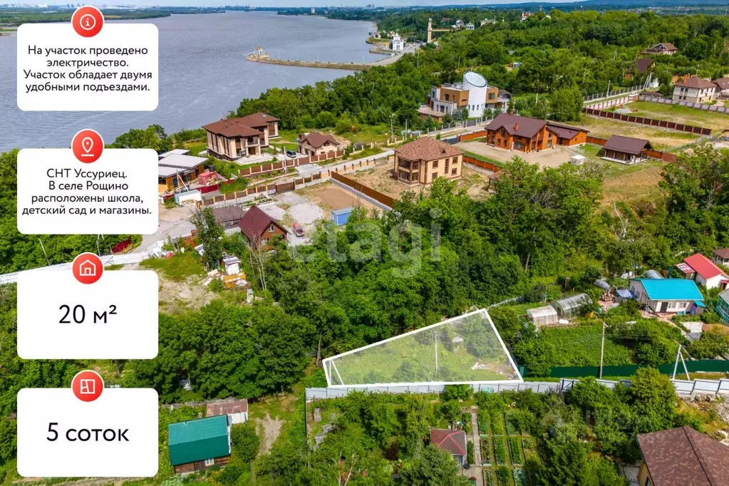 Дом в Хабаровский край, Хабаровский район, Уссуриец СНТ  (20 м) - Фото 1