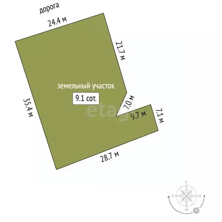 Участок в Ярославская область, Ярославль пос. Парково,  (9.09 сот.) - Фото 2